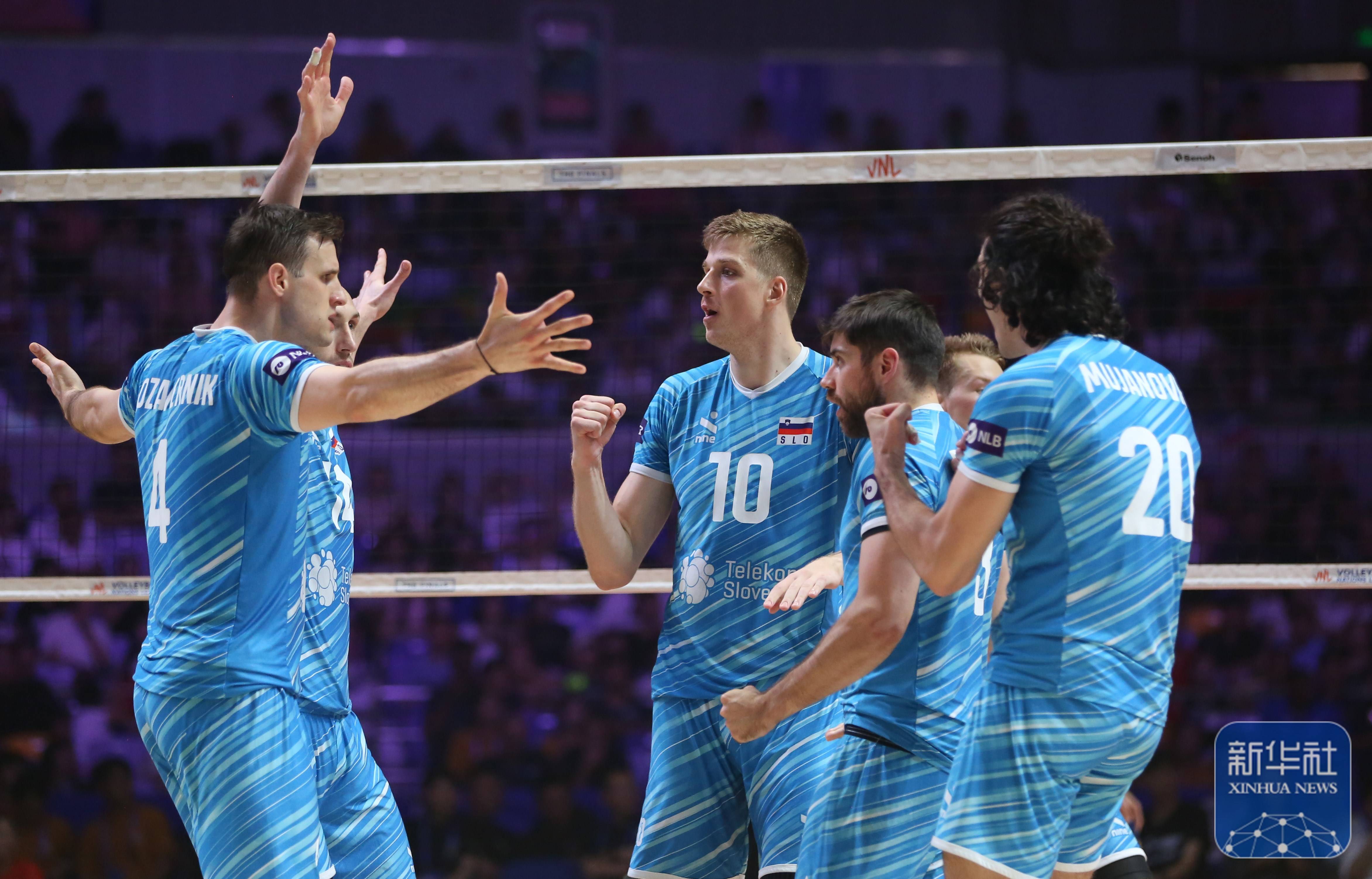 斯洛文尼亚队在比赛中取得胜利